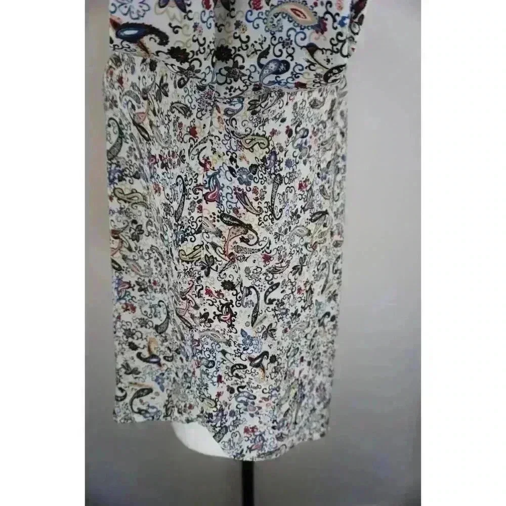 Collective Concepts Paisley Floral Blouse, Size MP - Picture 8 of 14